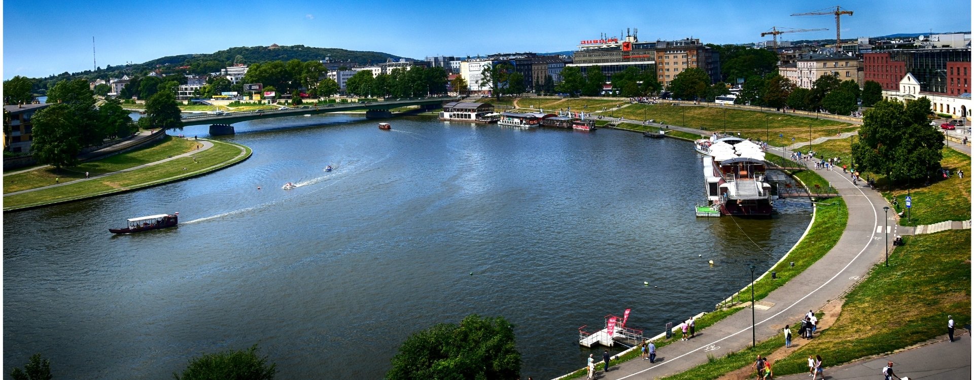 Het landschap en de natuur van Krakau