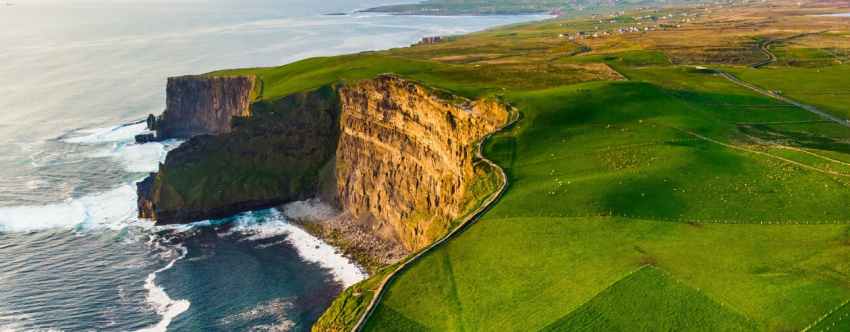 Het landschap en de natuur van Ierland