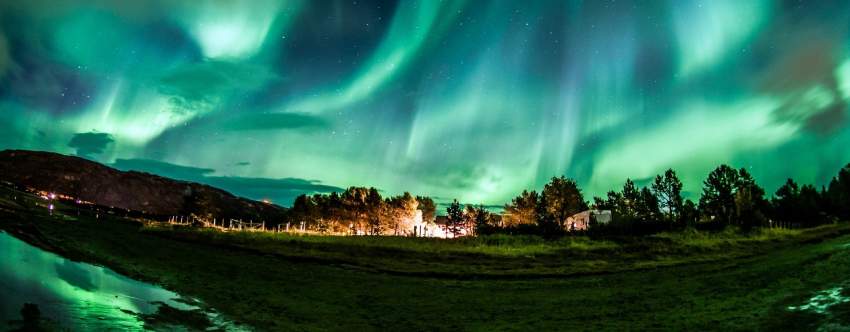 Het landschap en de natuur van Noorwegen